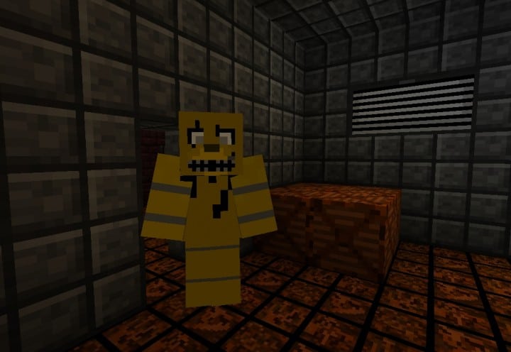FNAF! Five Nights At Freddy's Minecraft Map & Texture Pack! 