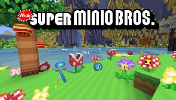 New Super Minio Bros. Resource Pack 1.12.2 / 1.11.2