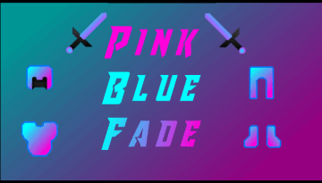 Blue Pink Fade Resource Pack 1.12.2 / 1.8.9