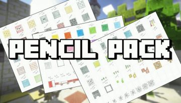 Pencil Pack Hand Drawn Resource Pack 1.16 / 1.15