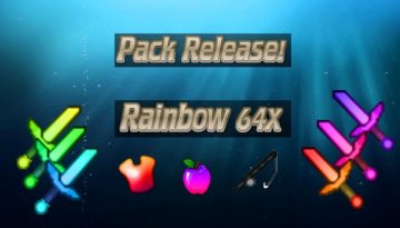 Animated Rainbow PvP Resource Pack 1.15 / 1.8.9