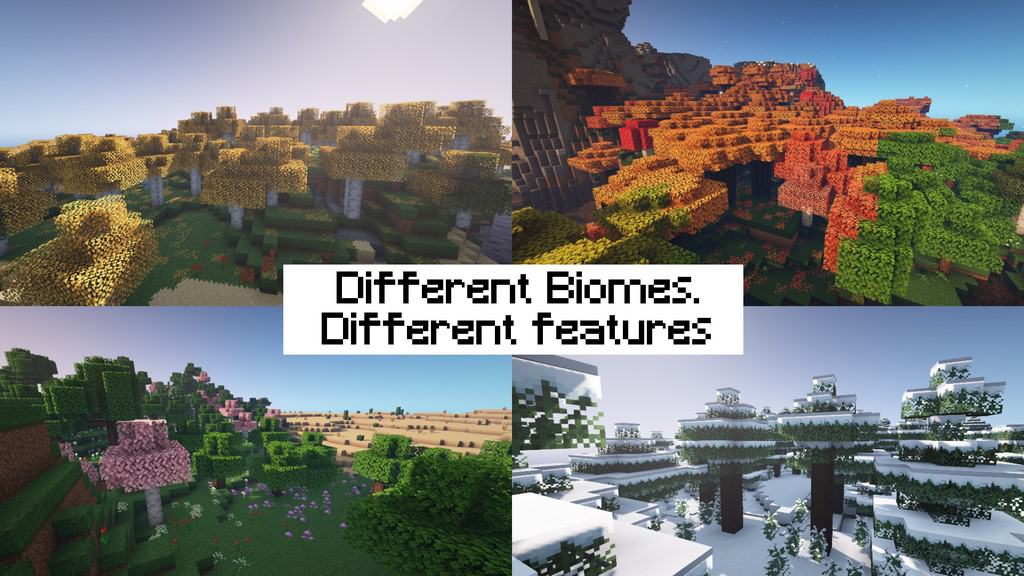 Vanilla Better Biomes Minecraft 1.18.2 - 1.19.3 Minecraft Data Pack