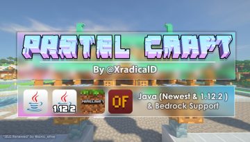 Pastel Craft Resource Pack 1.21 / 1.19