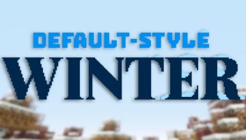 Default Style Winter Resource Pack 1.19 / 1.18