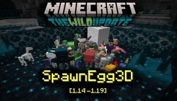 Spawn Egg 3D Resource Pack 1.20 / 1.19