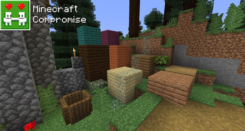 Minecraft Compromise: The classic and new look of Minecraft, combined. [1.20  ready! 1.19 also available!] Minecraft Texture Pack