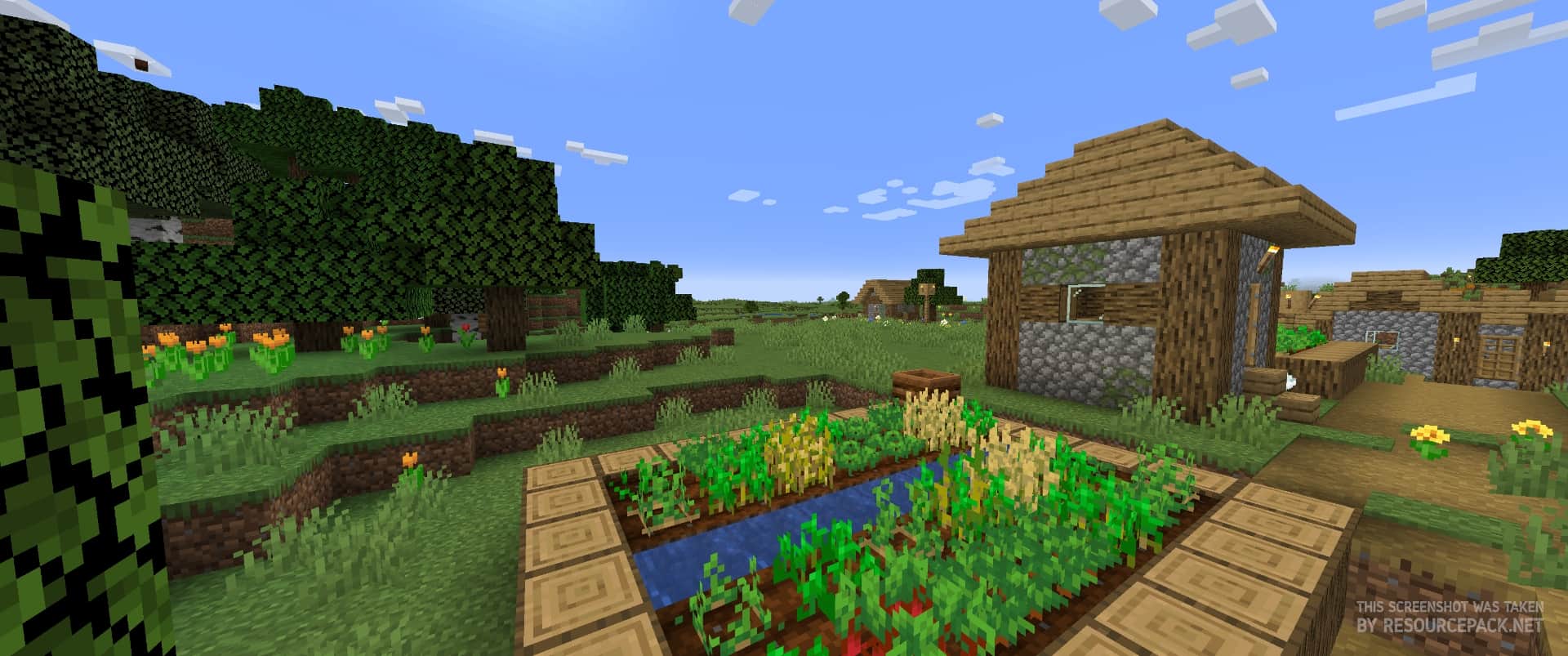 I got these shaders for Minecraft pocket edition similar to ray tracing and  so I took a picture of a villager house I modified with the mod : r/ Minecraft