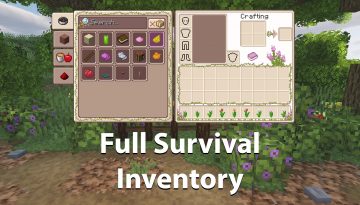 Overgrown Flowery GUI Resource Pack 1.20 / 1.19
